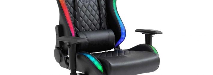 Cel mai confortabil scaun gaming cu sistem iluminare LED-uri