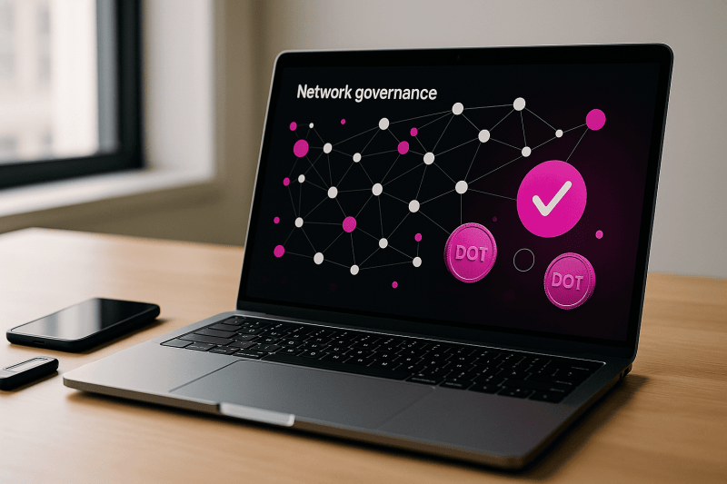 Cum pot participa la governance în Polkadot